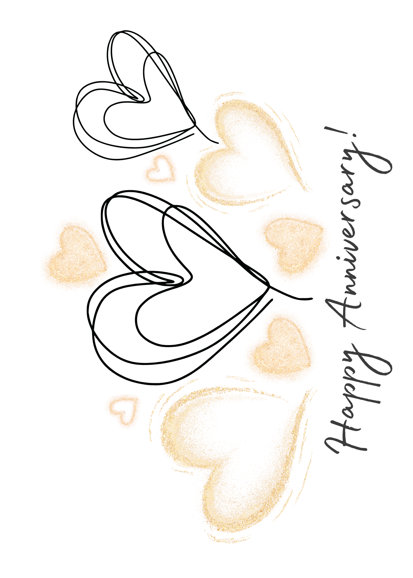 Nephew and his Husband Champagne Anniversary Card | Special Couple Anniversary Card for LGBT Nephew