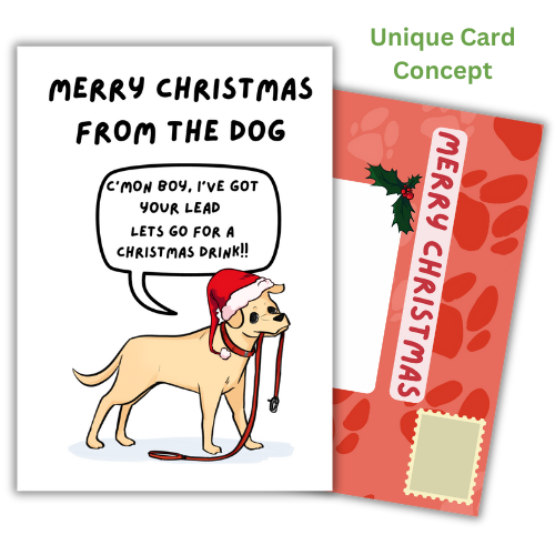 Funny Christmas Card From the Dog