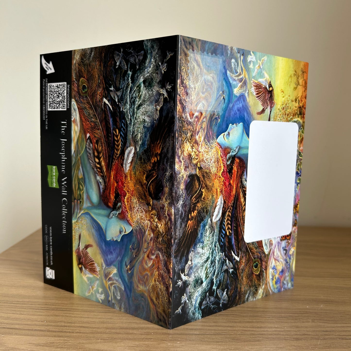 Self-sealing posting covers for the Bare Cards Josephine Wall collection featuring Spirit of Flight