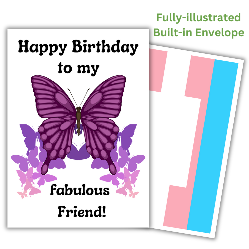 Transgender Happy Birthday to my fabulous Friend! Pink