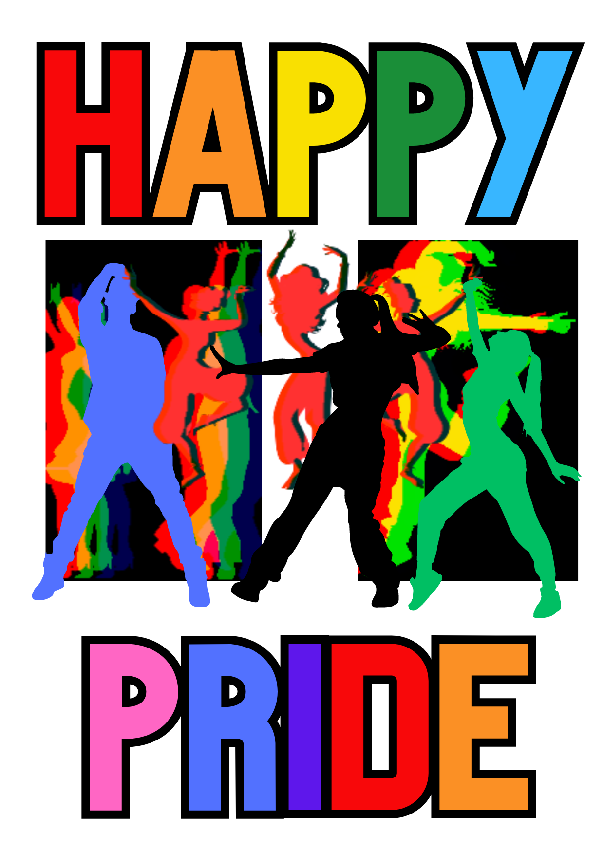 Inclusive Happy PRIDE Card