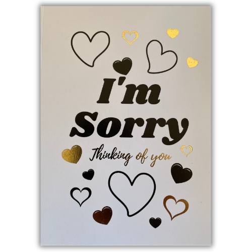 I'm Sorry Thinking of you