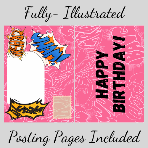 Little Heroes Kids Birthday Card Unicorn Hero