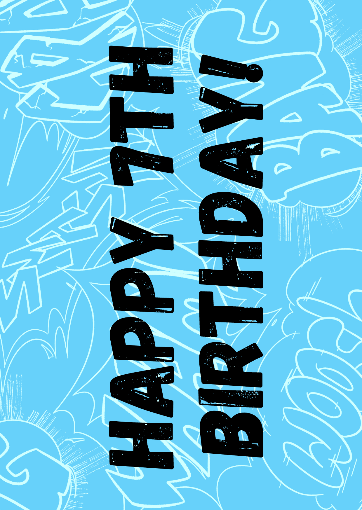 Little Heroes Happy 7th Birthday Card for your Super Hero Boy