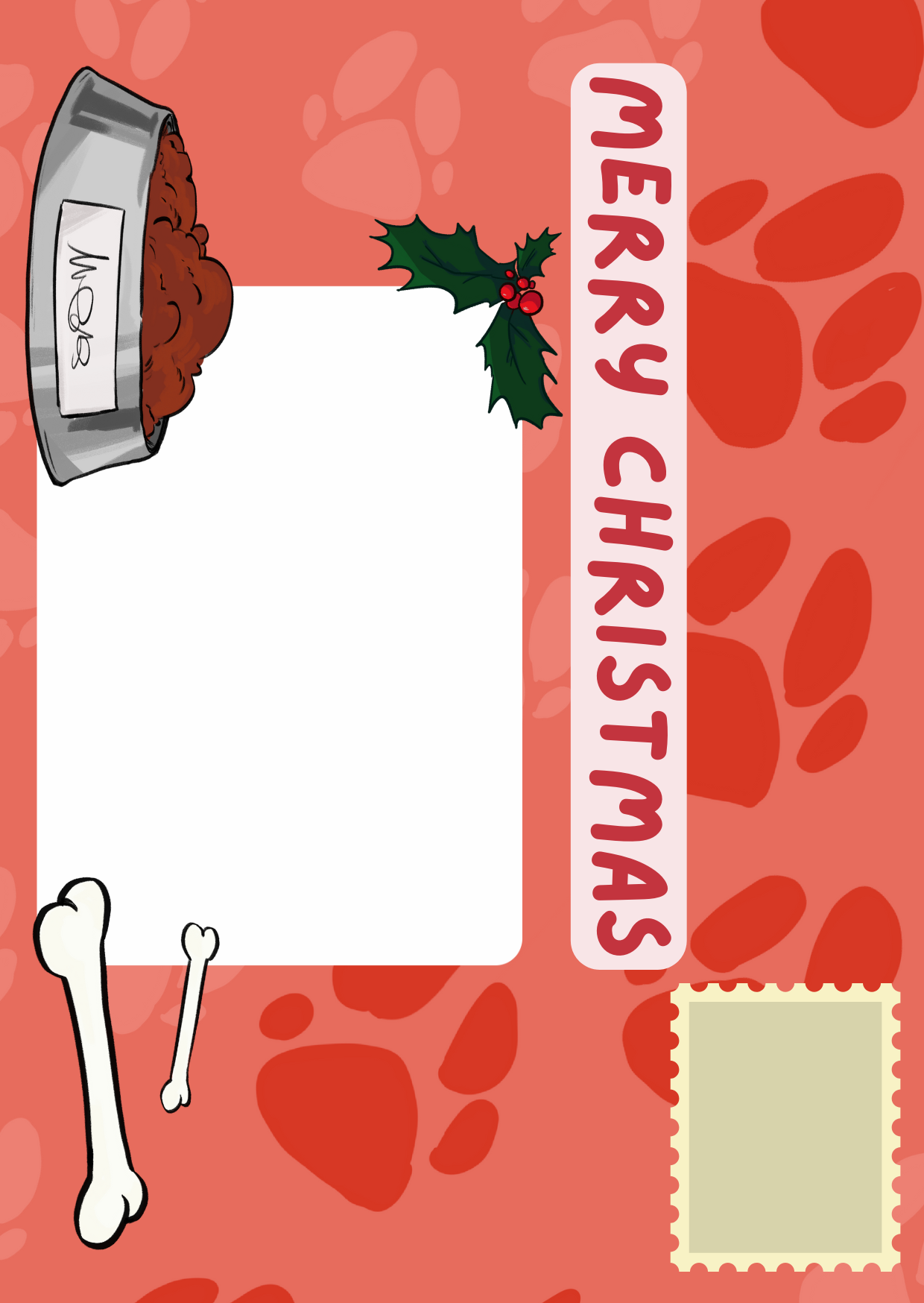 Funny Christmas Card From the Dog