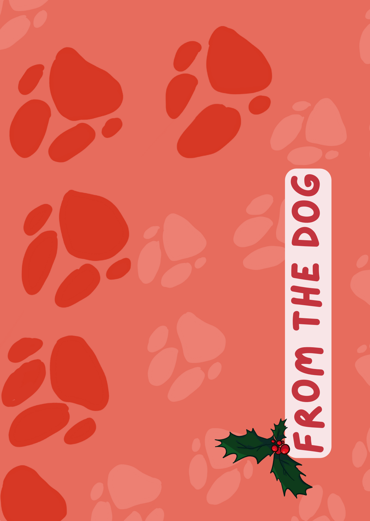 Funny Christmas Card From the Dog