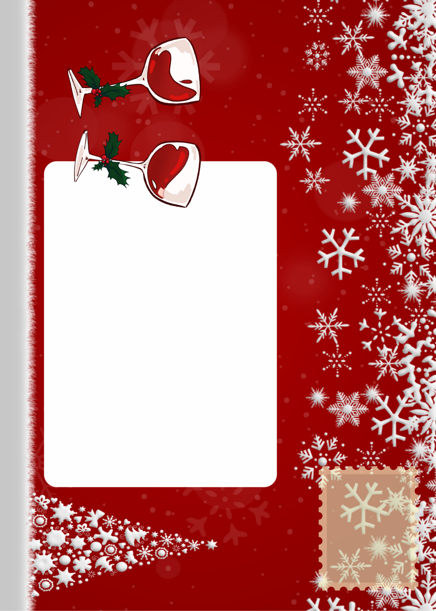 Personalised Christmas Card for drinking friends