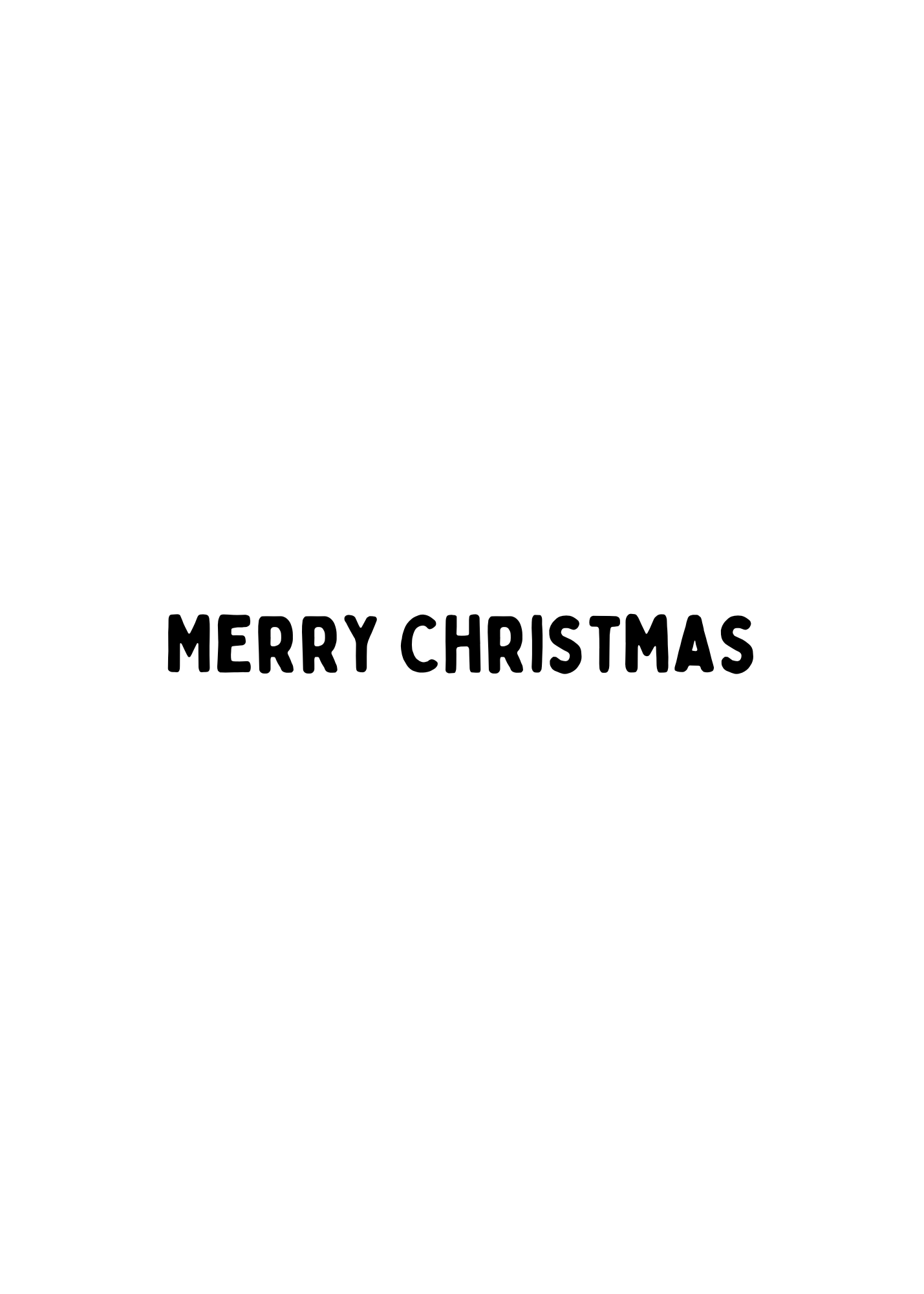 Snowman Christmas Card for the one you love