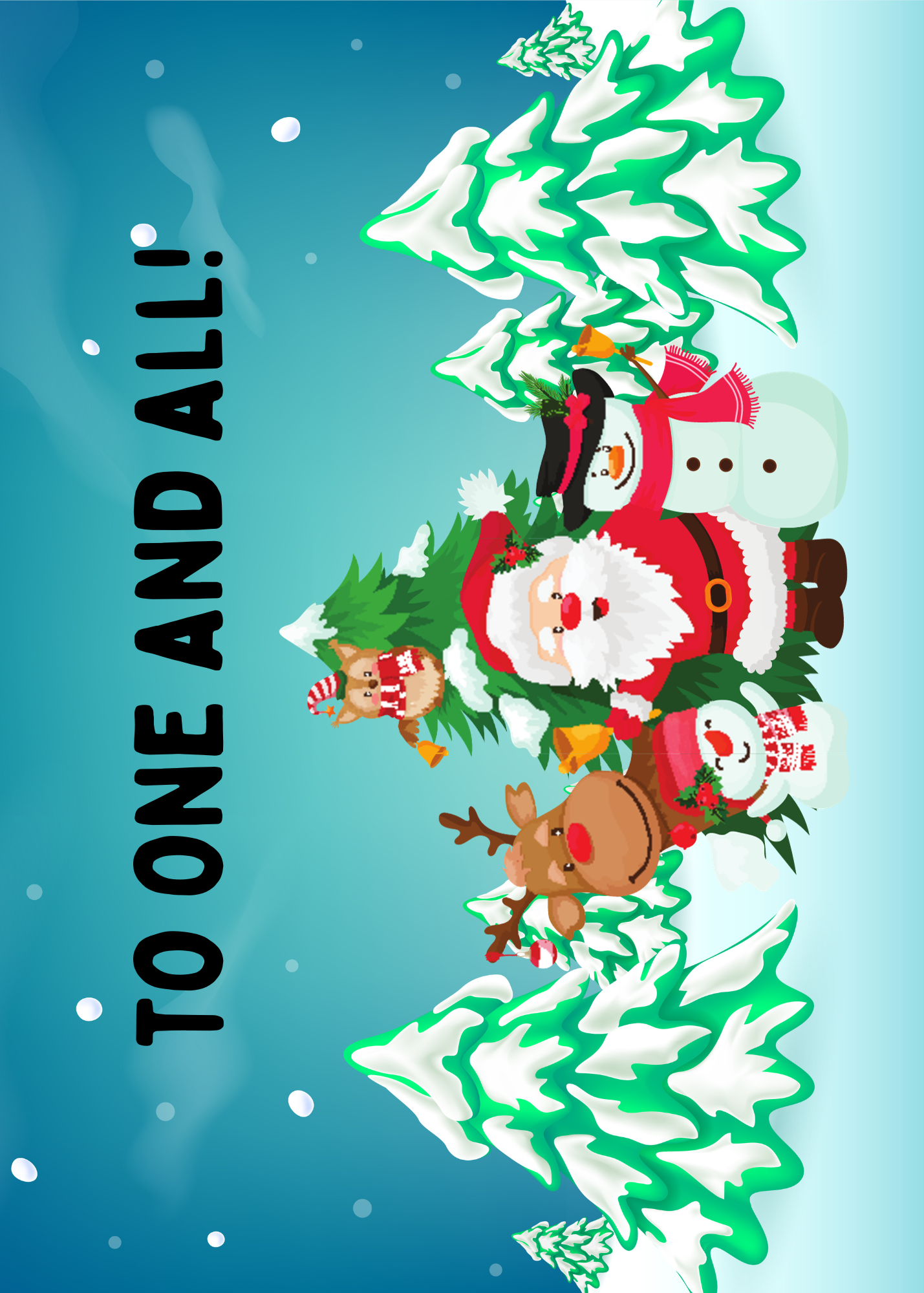 Here's Hoping You have a Tree-mendous Christmas Card