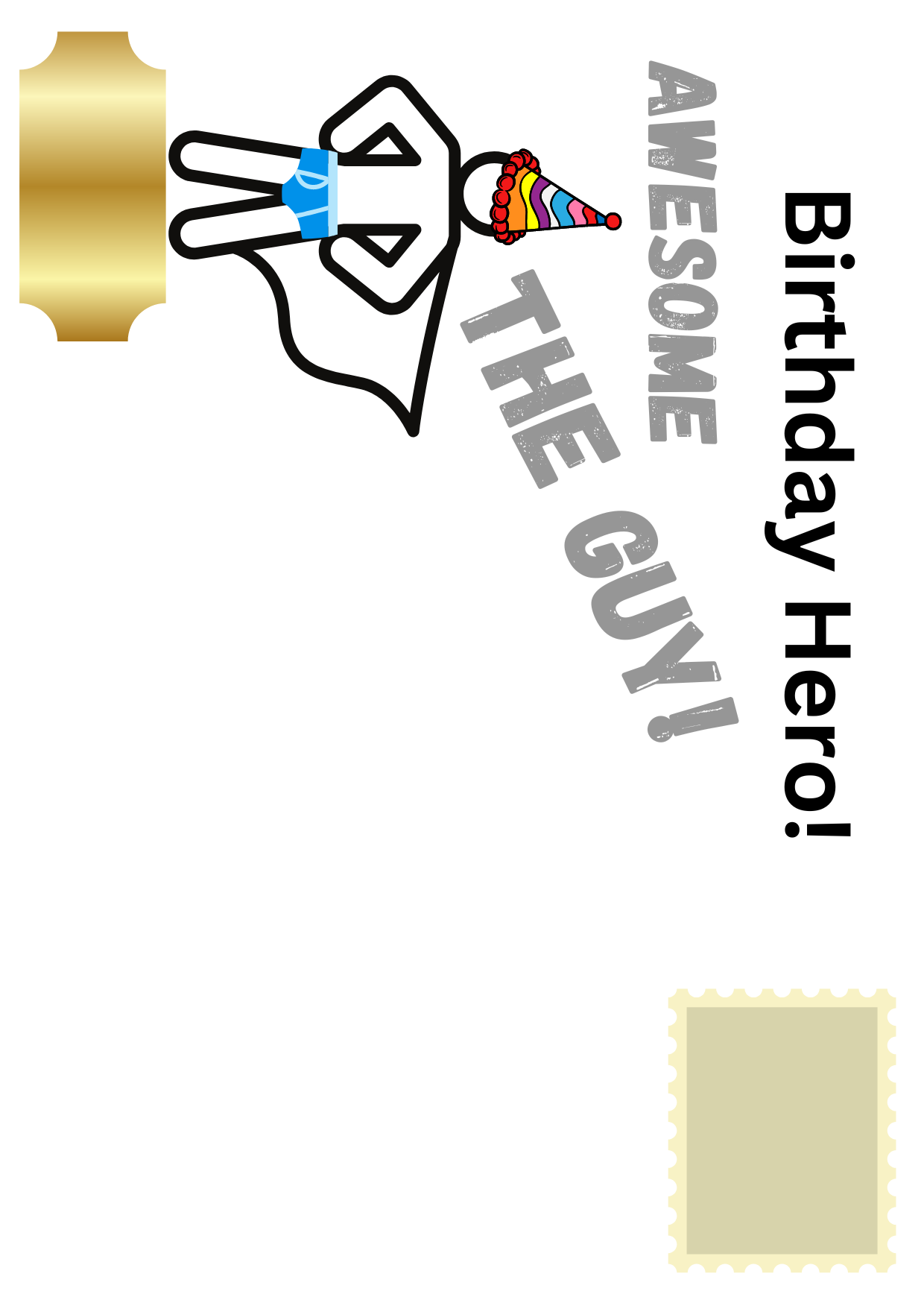 Personalised Cheeky Birthday Card for Partner