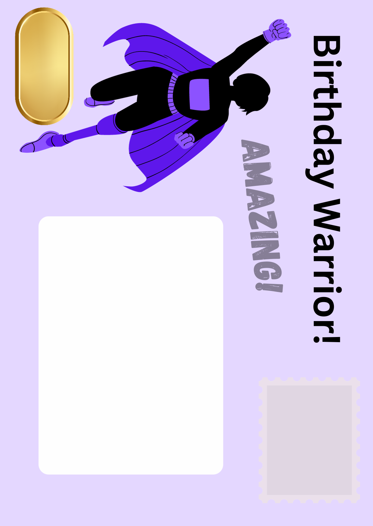 Personalised Funny Birthday Card for Sister | The Woman, The Warrior, The Wine-o!