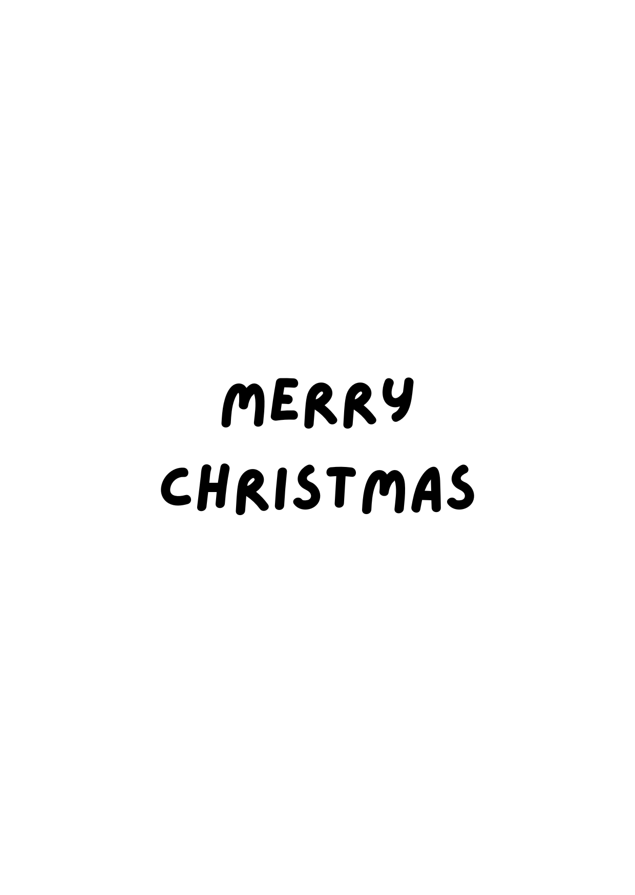 Funny Christmas Card From the Cat