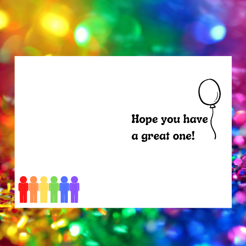 Life Gets Better Together LGBT Birthday Card
