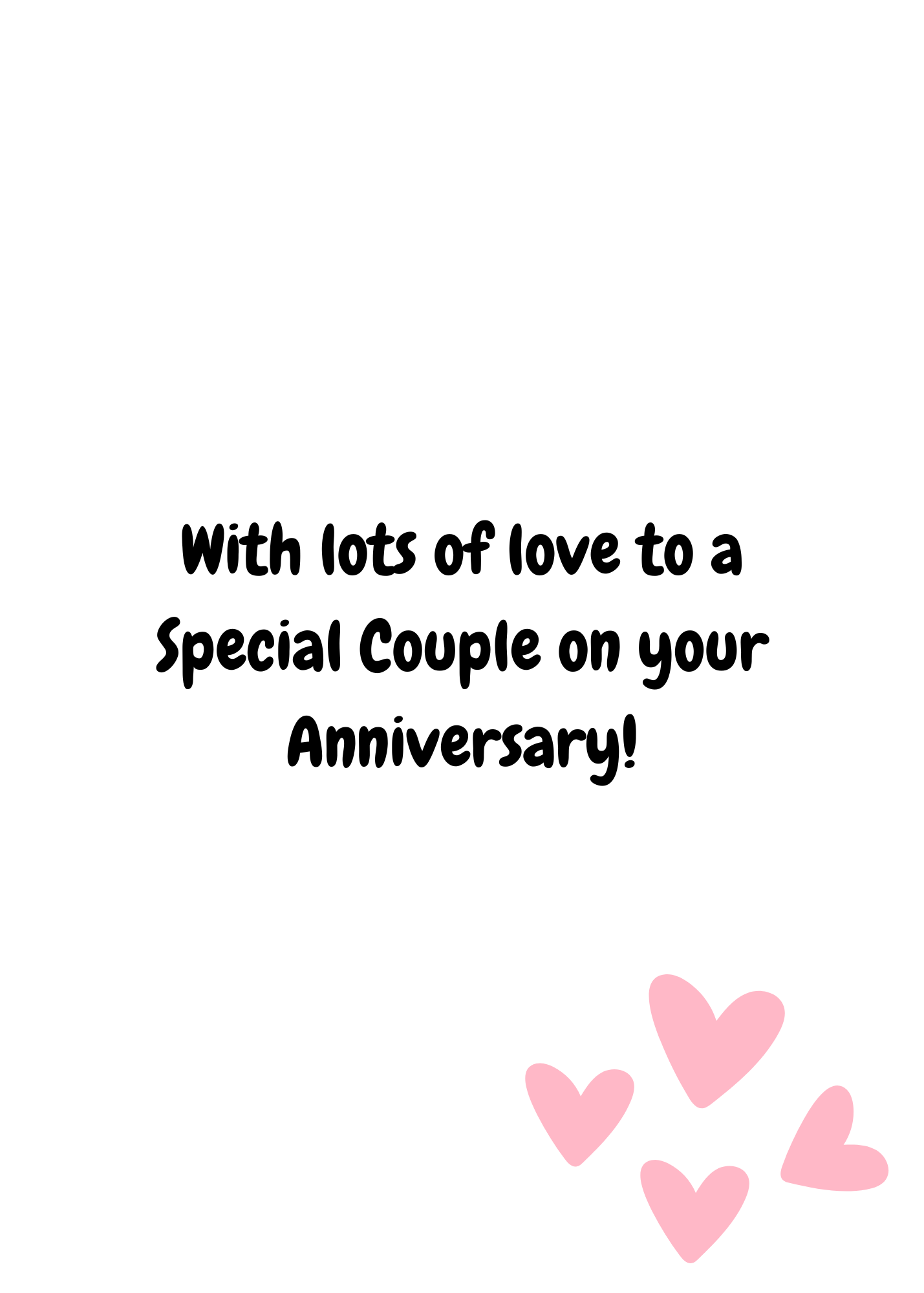 Congratulations Anniversary Card featuring Cute Moon Bears
