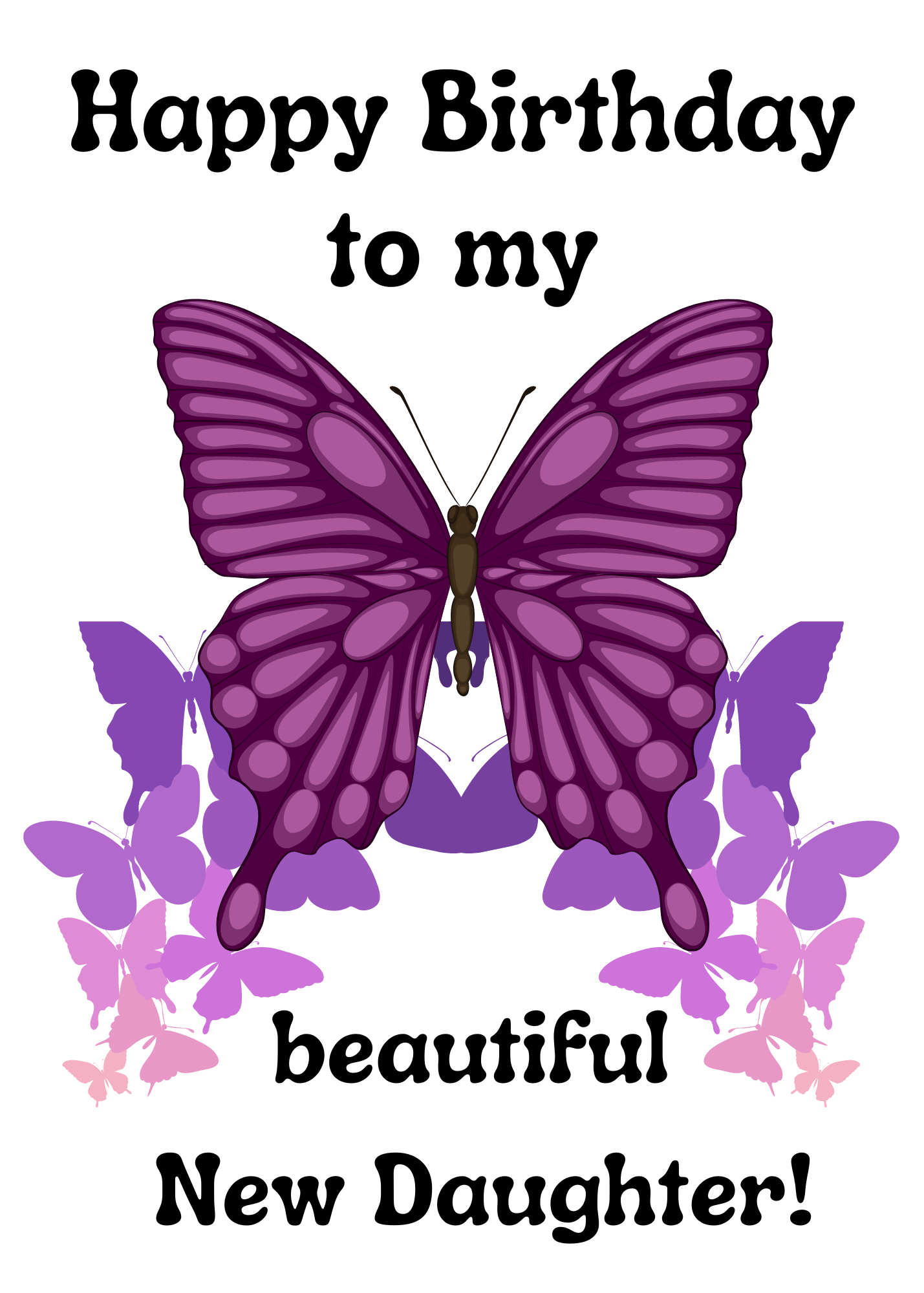Transgender Happy Birthday to my/our beautiful New Daughter!