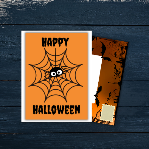 Halloween Spooky Spider Card