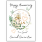 Son and Son-in-Law Champagne Anniversary Card