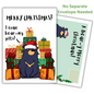 Christmas Card Pun - I come Bear-ing Gifts