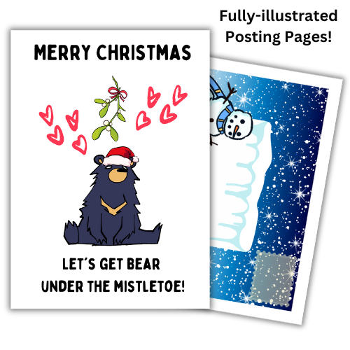 Cute Bear Christmas Card for Loved one