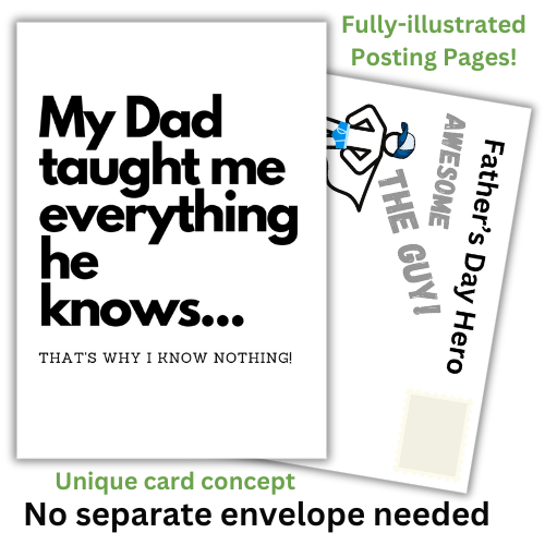 Funny Father's Day Card For Dad's That Know Everything