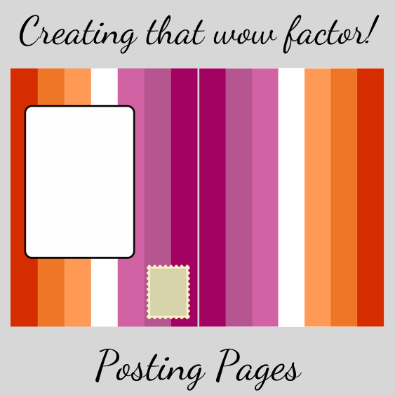 Bare Cards Self-sealing Lesbian Birthday Card posting pages in Lesbian Pride flag colours