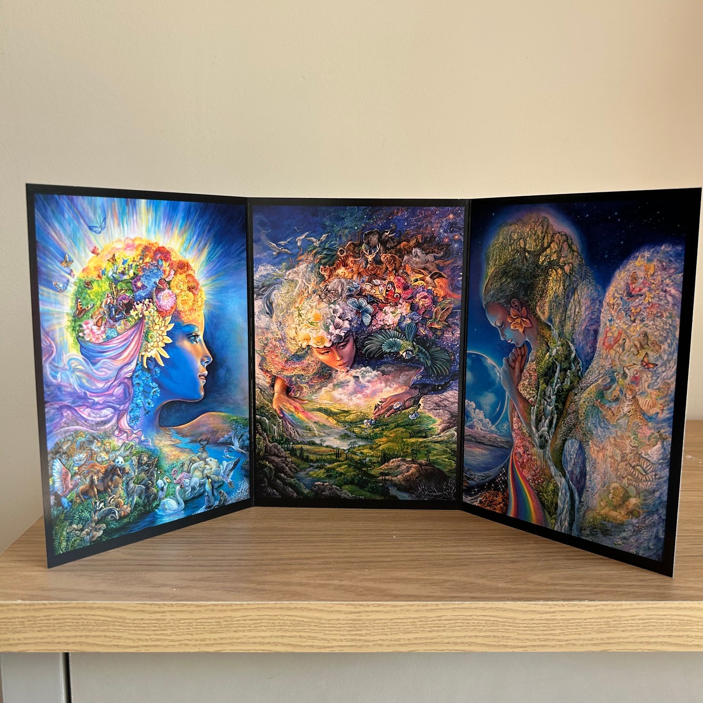 The Josephine Wall Collection | Gaia Triptych | Eco-Friendly Self-Sealing Trifold Card