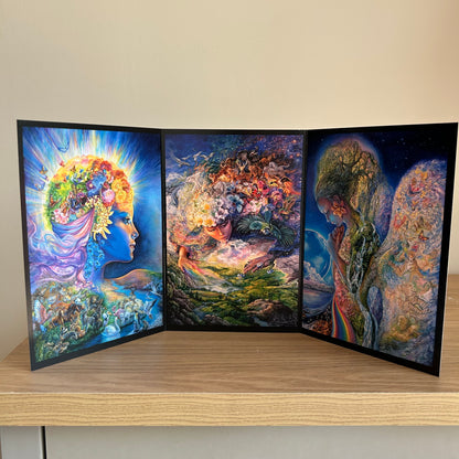 The Josephine Wall Collection | Gaia Triptych | Eco-Friendly Self-Sealing Trifold Card