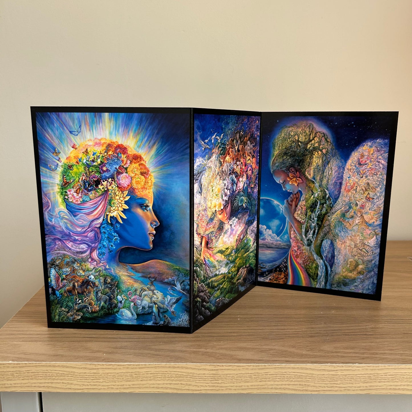 The Josephine Wall Collection | Gaia Triptych | Eco-Friendly Self-Sealing Trifold Card