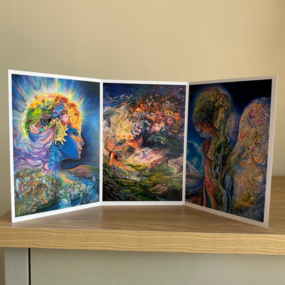 The Josephine Wall Collection | Gaia Triptych | Eco-Friendly Self-Sealing Trifold Card
