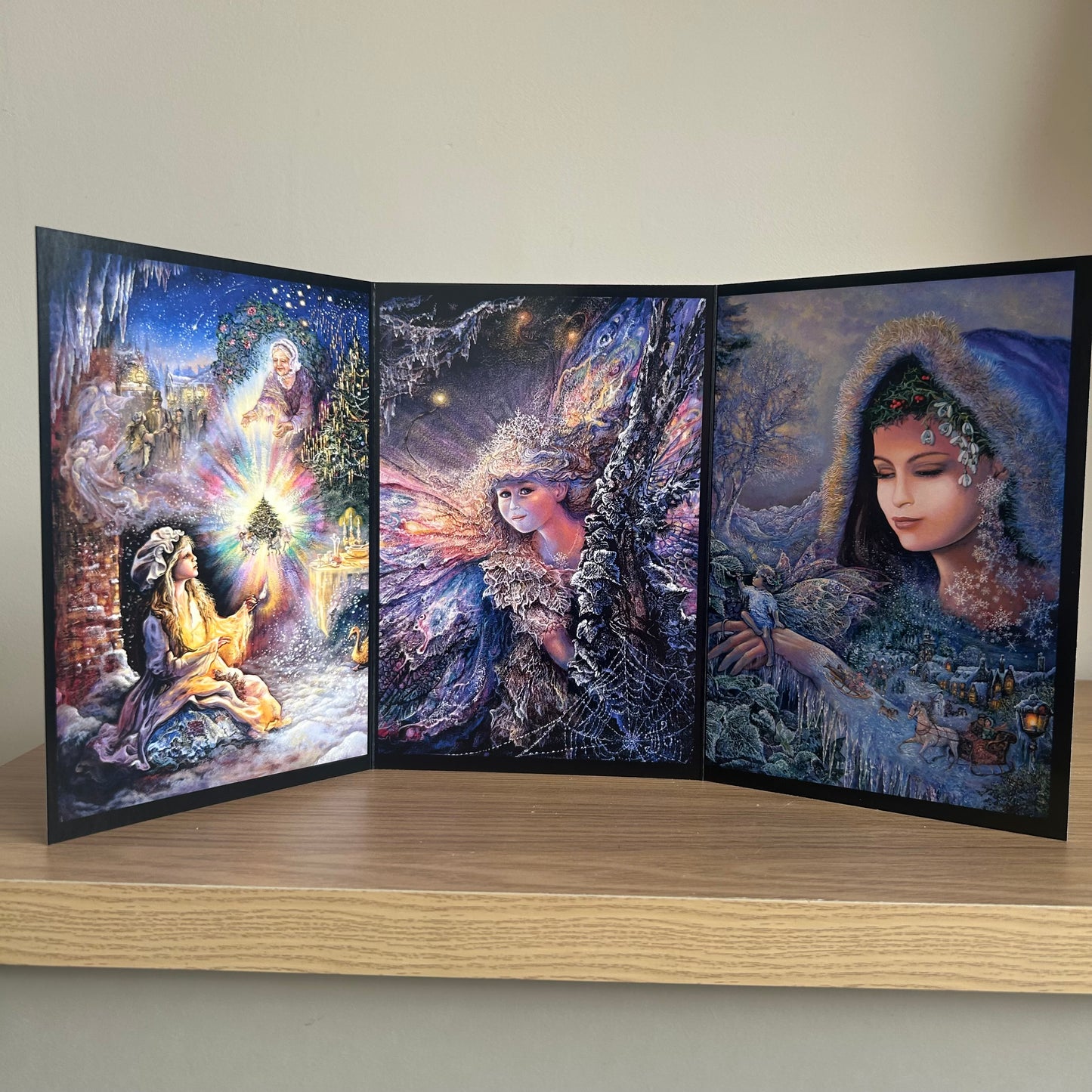 The Josephine Wall Collection | Little Match Girl Triptych | Eco-Friendly Self-Sealing Trifold Card