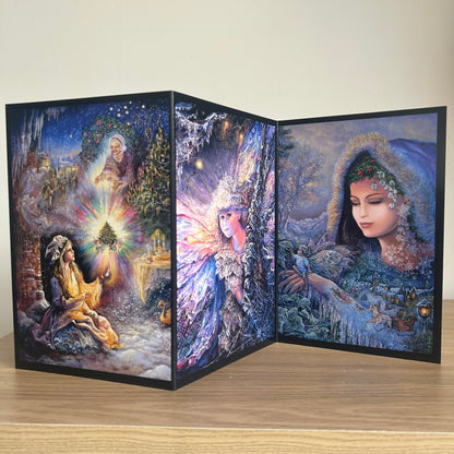 The Josephine Wall Collection | Little Match Girl Triptych | Eco-Friendly Self-Sealing Trifold Card