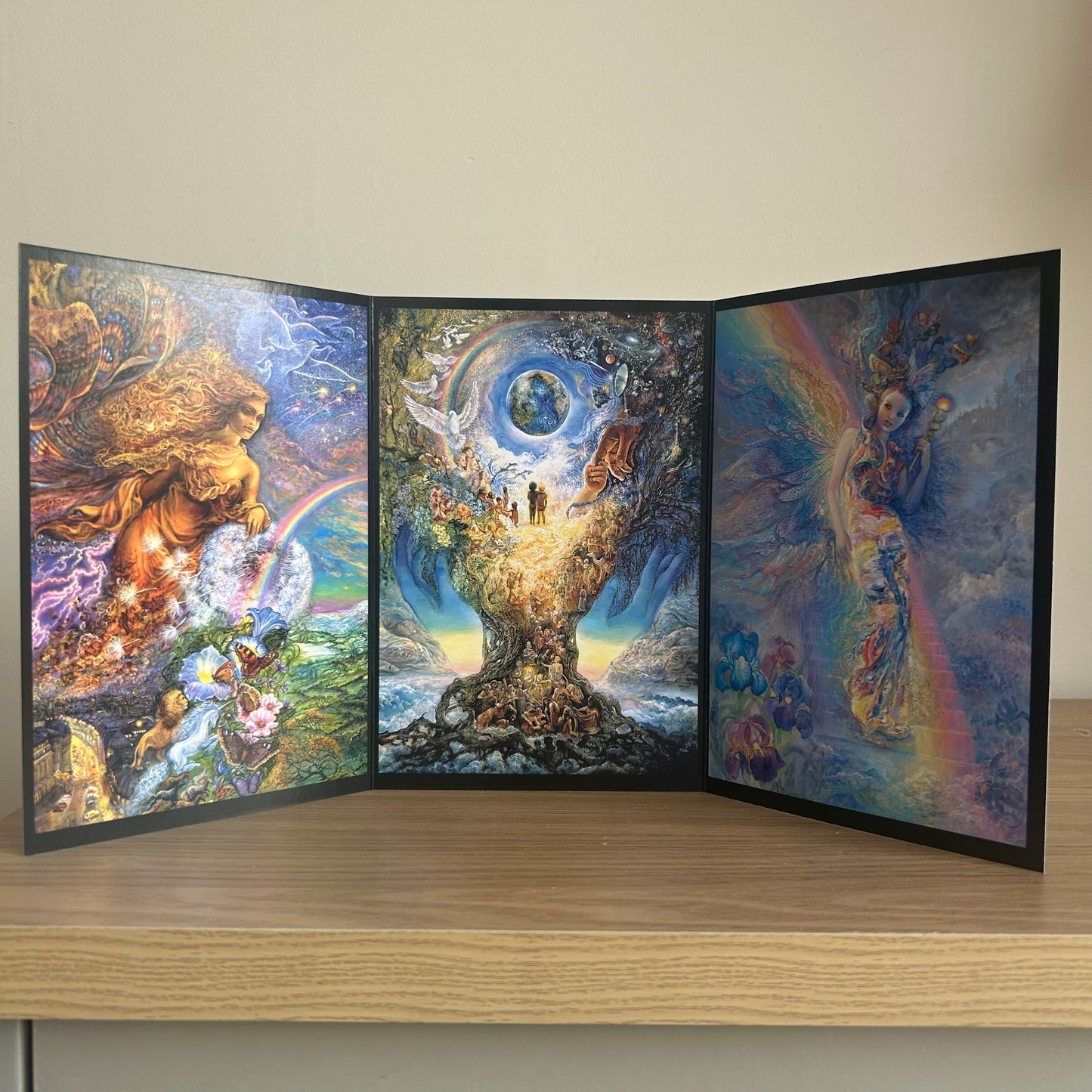 The Josephine Wall Collection | Wind of Change Triptych | Eco-Friendly Self-Sealing Trifold Card