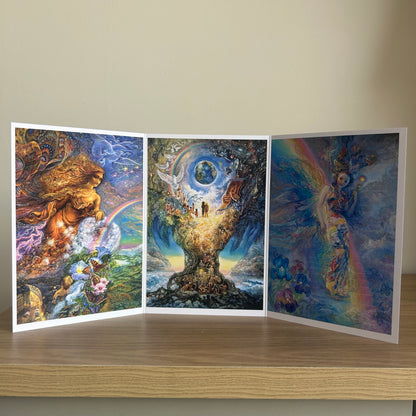 The Josephine Wall Collection | Wind of Change Triptych | Eco-Friendly Self-Sealing Trifold Card
