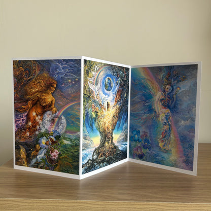 The Josephine Wall Collection | Wind of Change Triptych | Eco-Friendly Self-Sealing Trifold Card