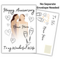 Lesbian Anniversary Card for Wife | LGBTQ+ Wife Anniversary Card | Mrs and Mrs Anniversary