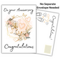 Champagne and Hearts Anniversary Congratulations Card