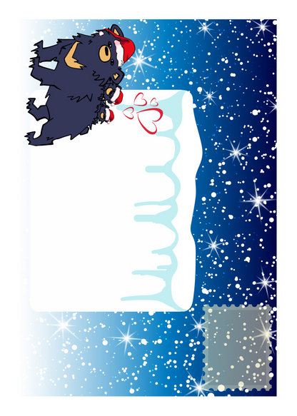 Cute Bear Christmas Card for Daddy