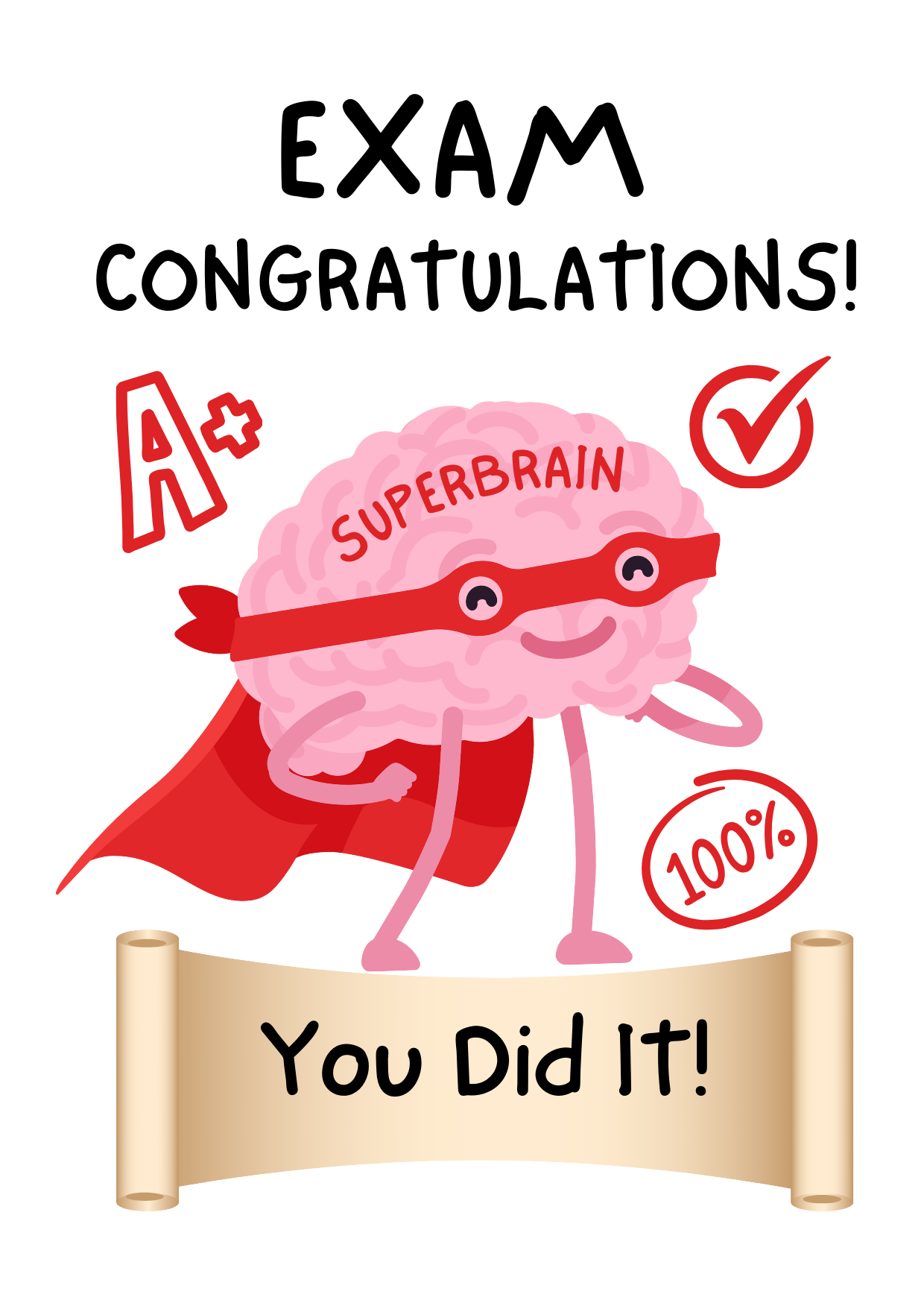 Exam Congratulations Card