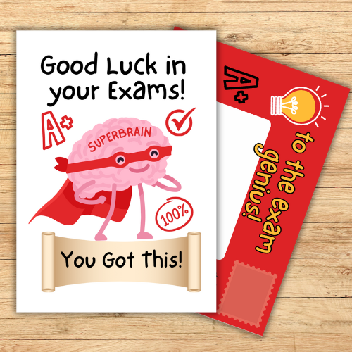 Good Luck in your Exams Greetings Card