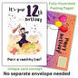 Goth Girl Happy 12th Birthday Card