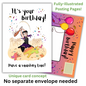 Goth Girl Pinata Smash Birthday Card