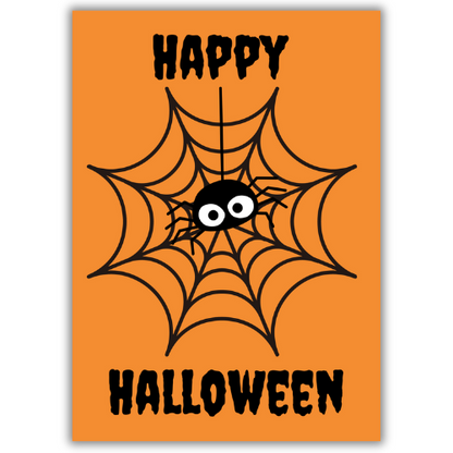 Halloween Spooky Spider Card