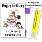 Non-Binary Birthday Card Cake for your gender neutral child to show how proud you are on their birthday