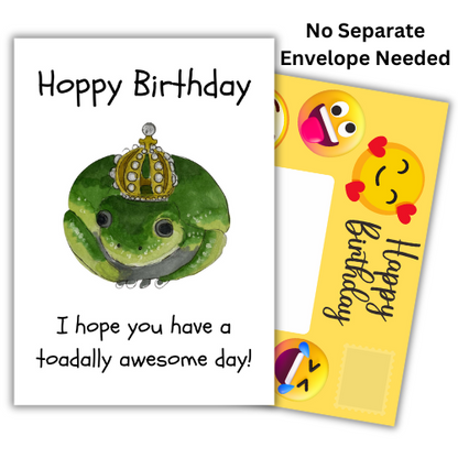 Hoppy Birthday Card For Him / Her / They. Humour Birthday Card/ Funny Card