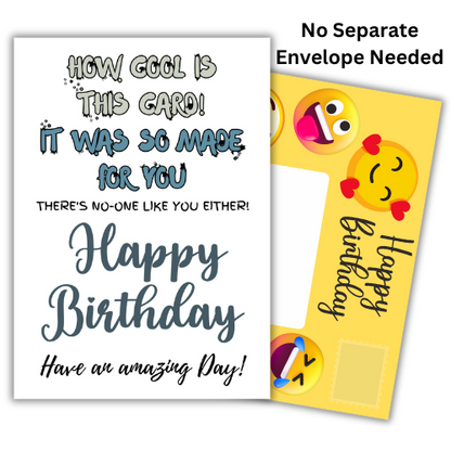 Funny Birthday Card - Humour Card For Friend Or Relative Who Enjoys A Joke