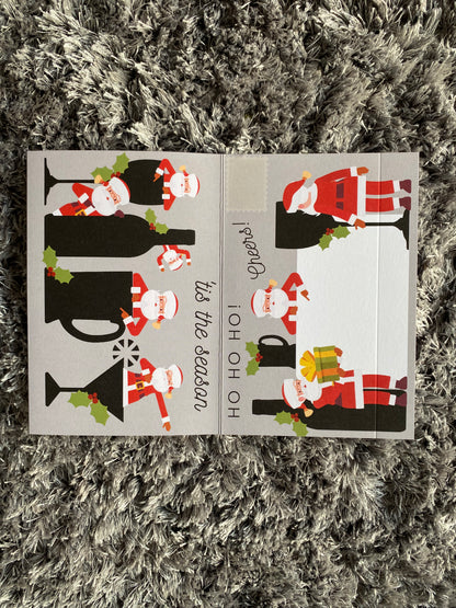 Cheers Santa Pack of 10 6x4" Christmas Cards