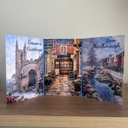 Royal Wootton Bassett Christmas Card Bundle | 6 Self-Sealing Cards | One of Each Design
