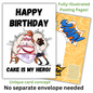 Little Heroes Kids Birthday Card for any Cake Loving Super Hero