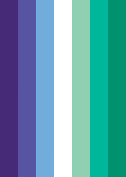 Back of Envelope Panel from Bare Cards Self-sealing LGBTQIA Greetings card featuring the MLM Flag