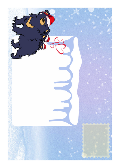 Cute Bear Christmas Card for Mummy